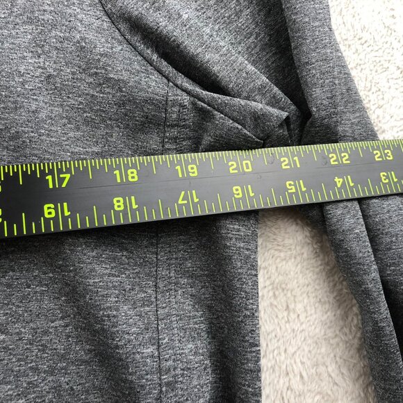 Eddie Bauer Womens T-Shirt Large Long Sleeve Gray V-Neck Jersey Top Casual - Picture 4 of 13